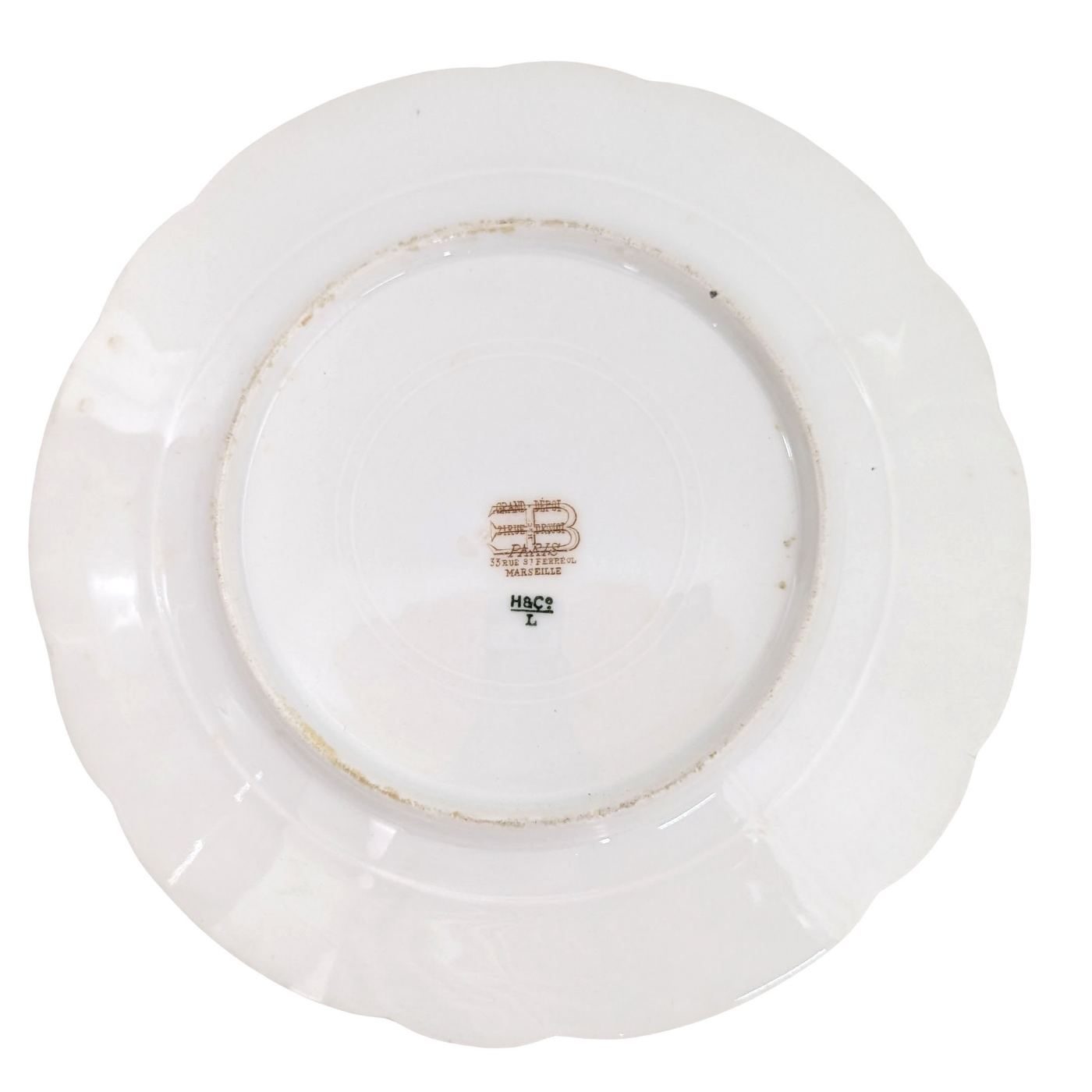 Assiettes en porcelaine maîtres porcelainiers Limougeauds 51 pièces