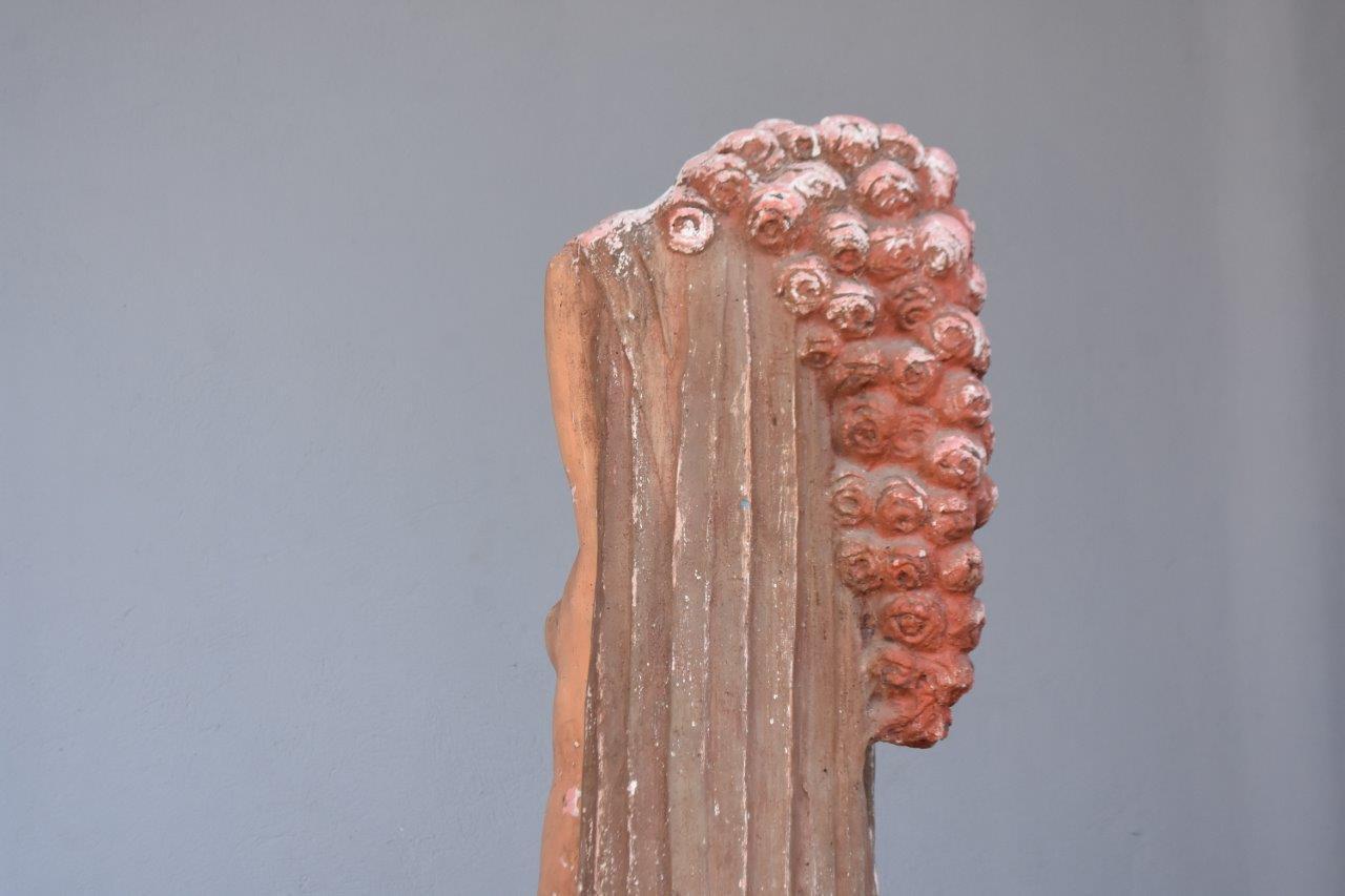 Statue de jeune femme Art Nouveau par Bernard Callie