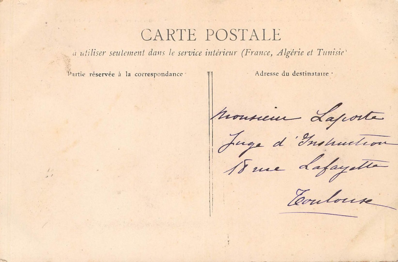 Carte postale ancienne - Cahors, les ruines des bains romains 