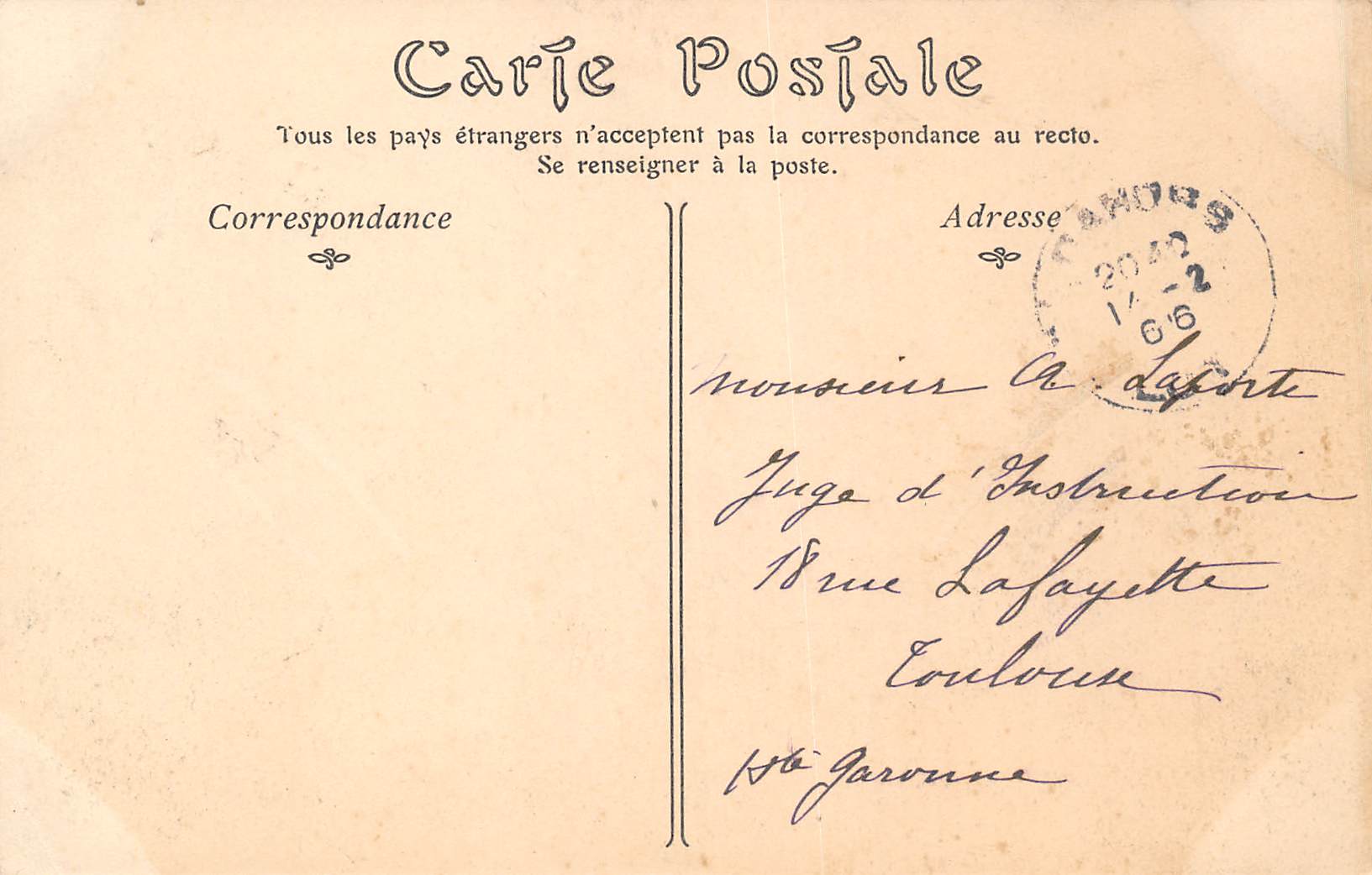 Carte postale ancienne - Vue sur la tour du Pape Jean XXII et l'église Saint Barthélémy