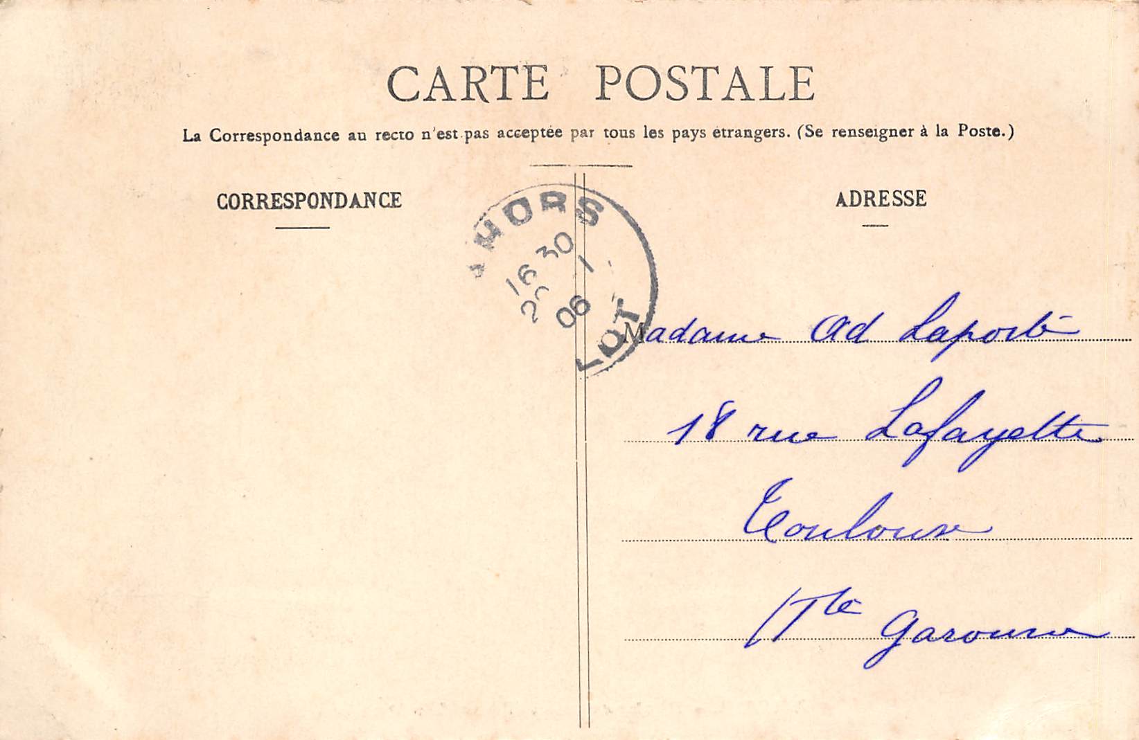Carte postale ancienne - Cahors, Barbacane et la tour des pendus