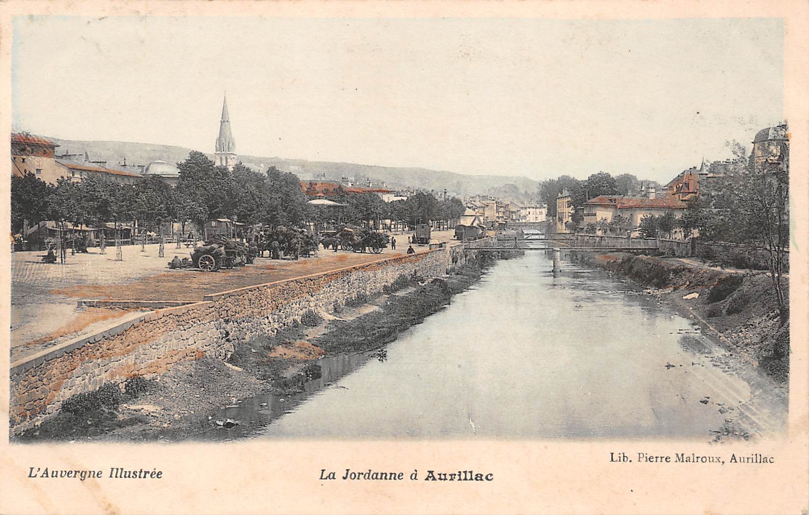 Carte postale ancienne - Aurillac, la Jordanne 