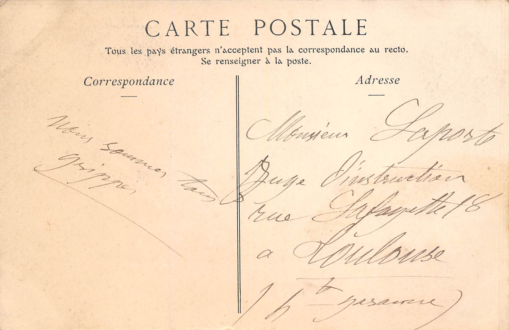Carte postale ancienne - Cahors, intérieur de la cathédrale