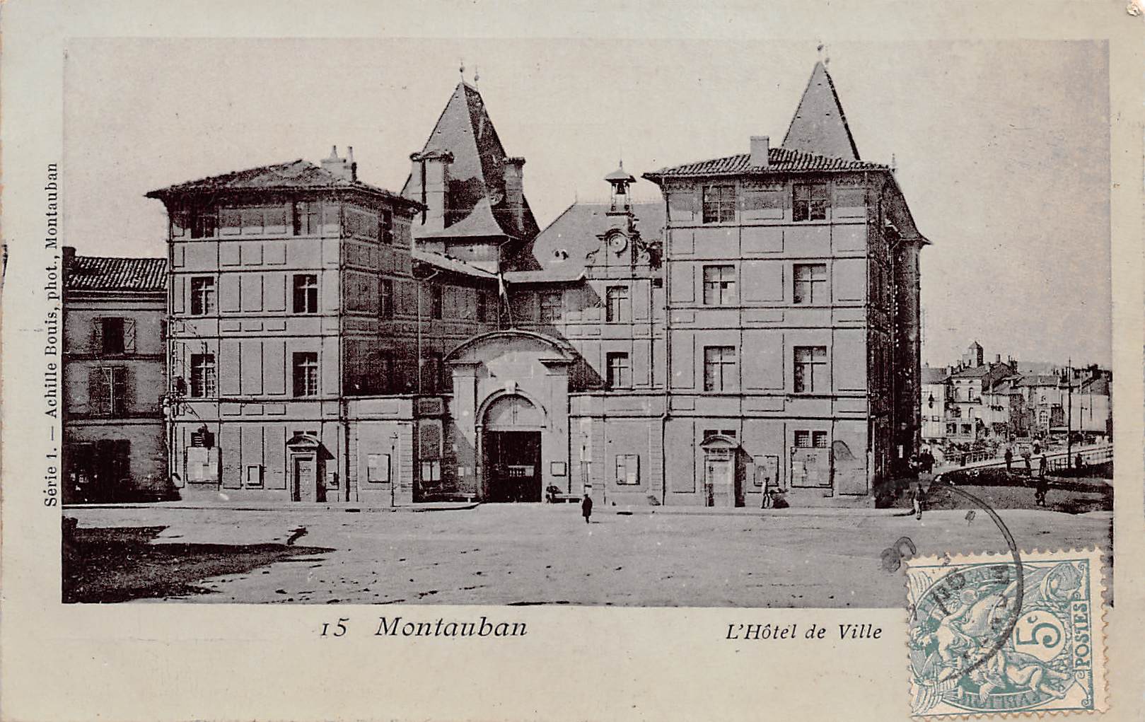 Carte postale ancienne - Montauban, l'hôtel de ville