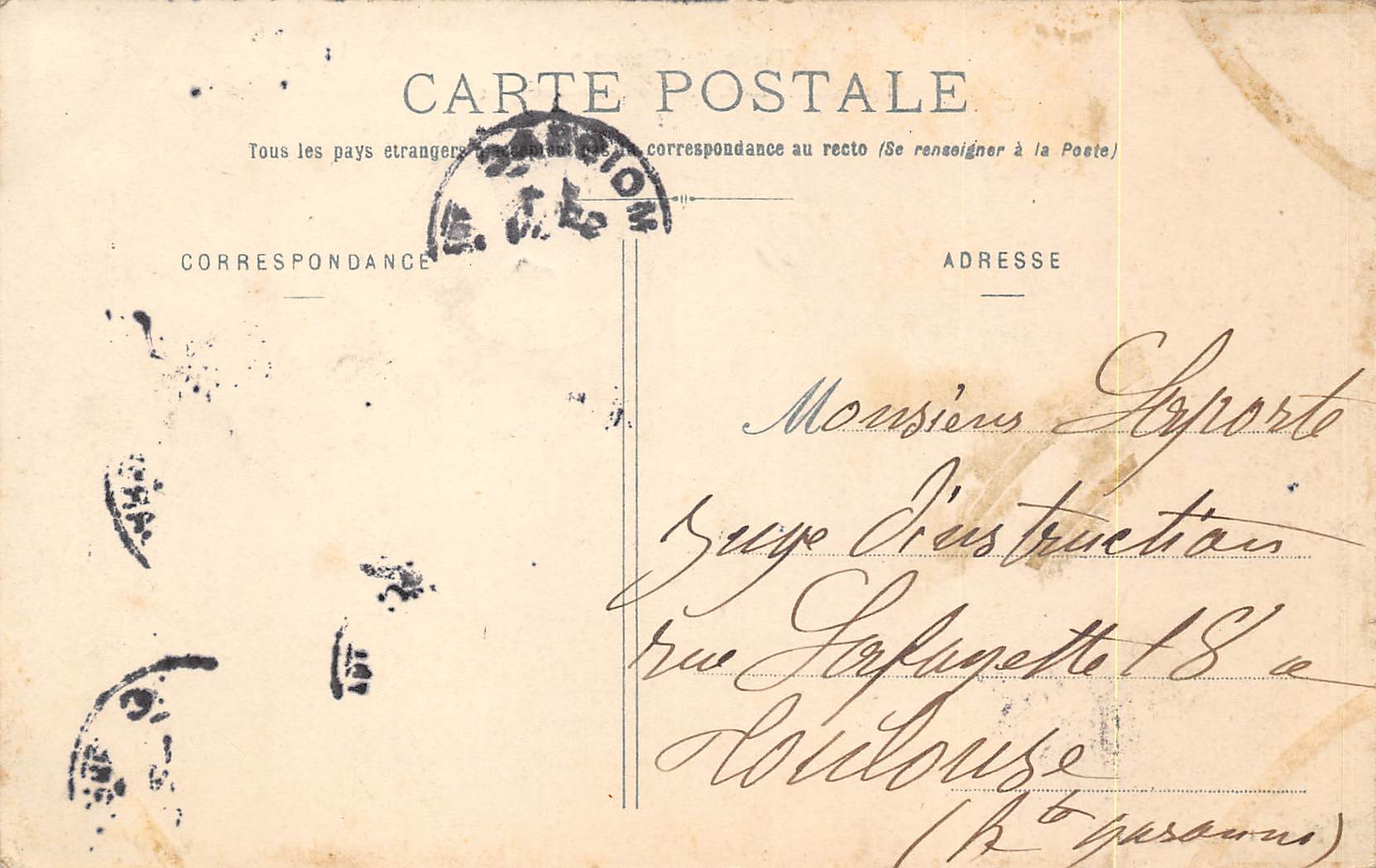 Carte postale ancienne - Lamagistère (82) Allées Louis-Bourgeat