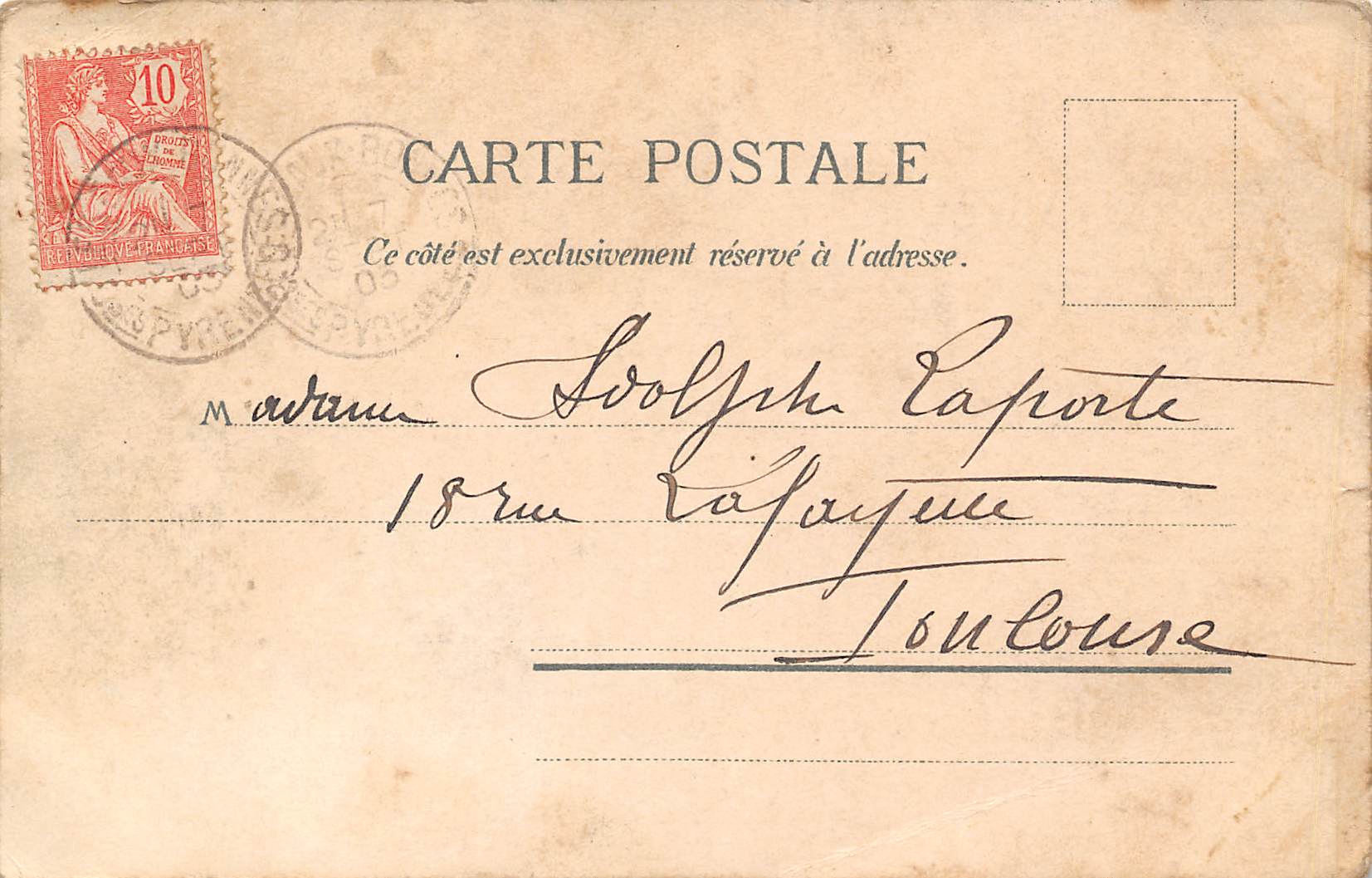 Carte postale ancienne - Pau, vue générale de Jurançon