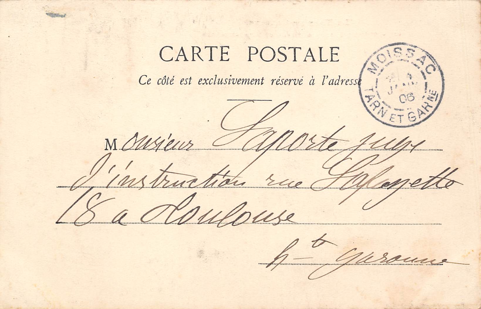 Carte postale ancienne - Espalais, près Auvillar et Valence d'Agen