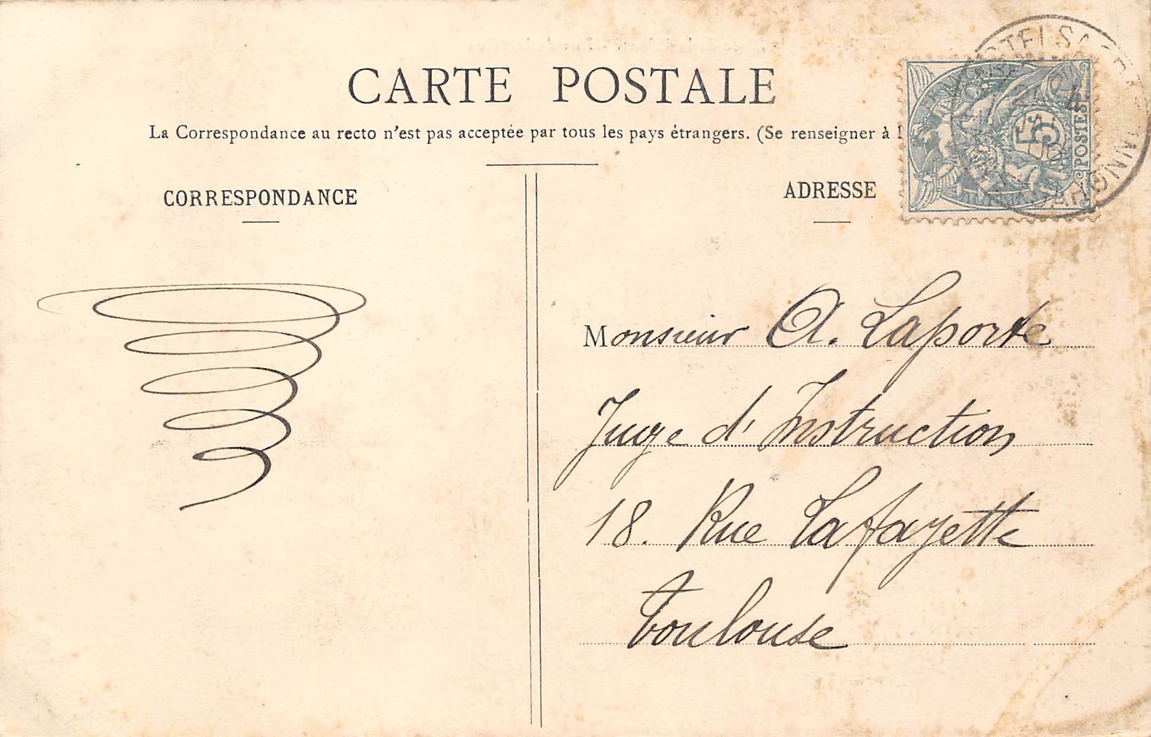 Carte postale ancienne - Castelsagrat, la place de la liberté 
