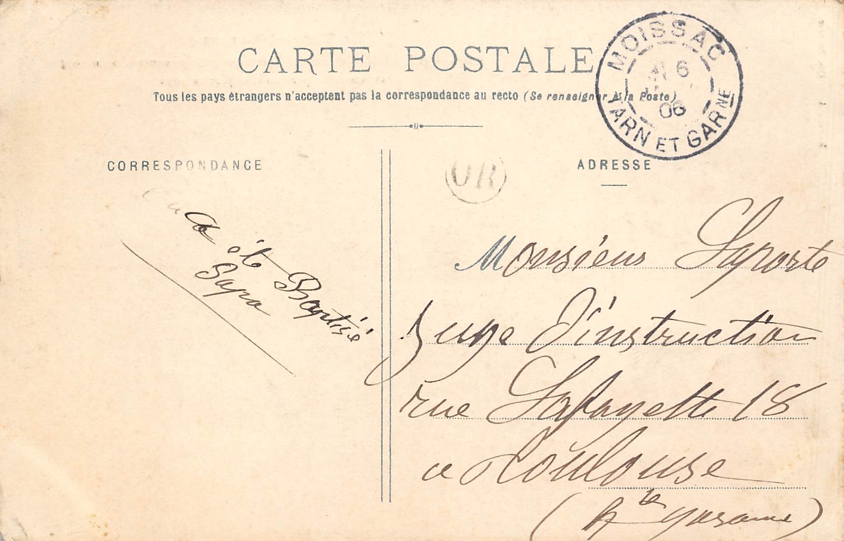 Carte postale ancienne - Pommevic, le château et l'église