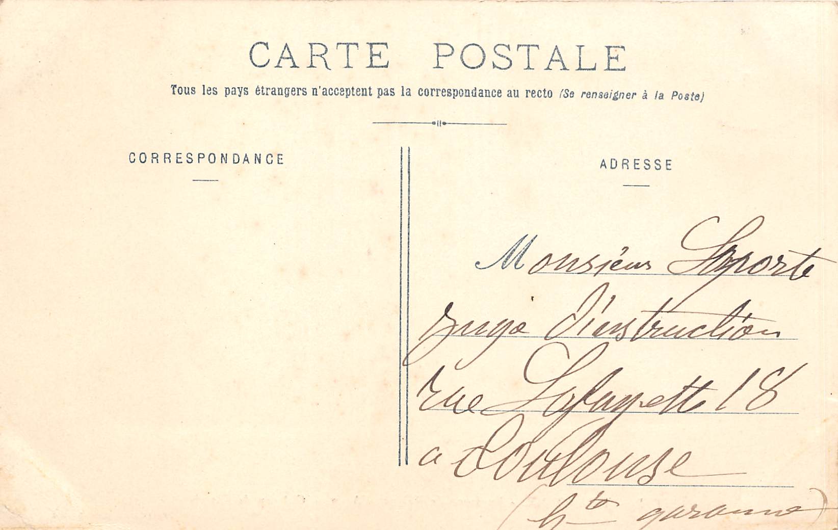Carte postale ancienne - Valence d'Agen, Château de Castels