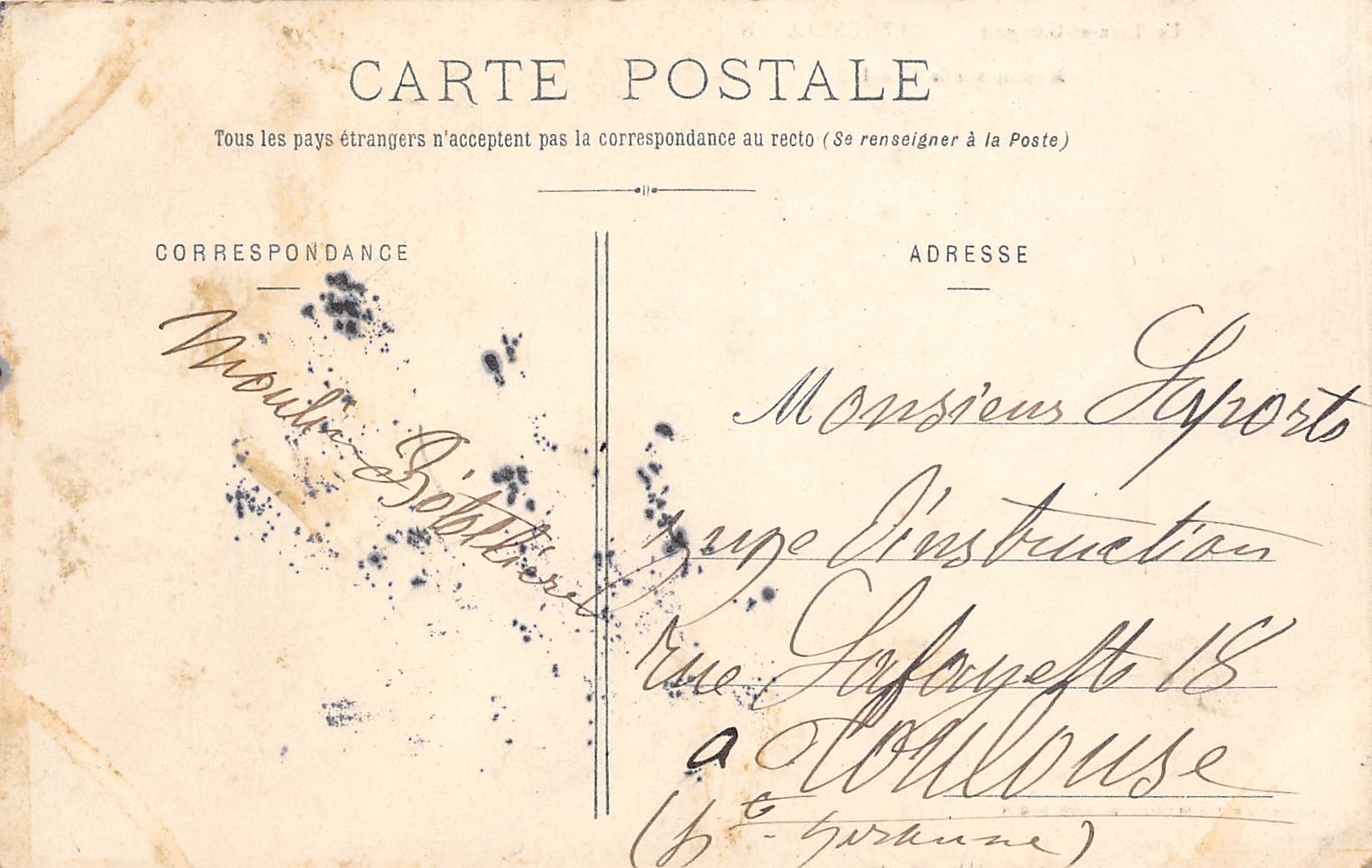 Carte postale ancienne - Valence d'Agen, Moulin sur le canal
