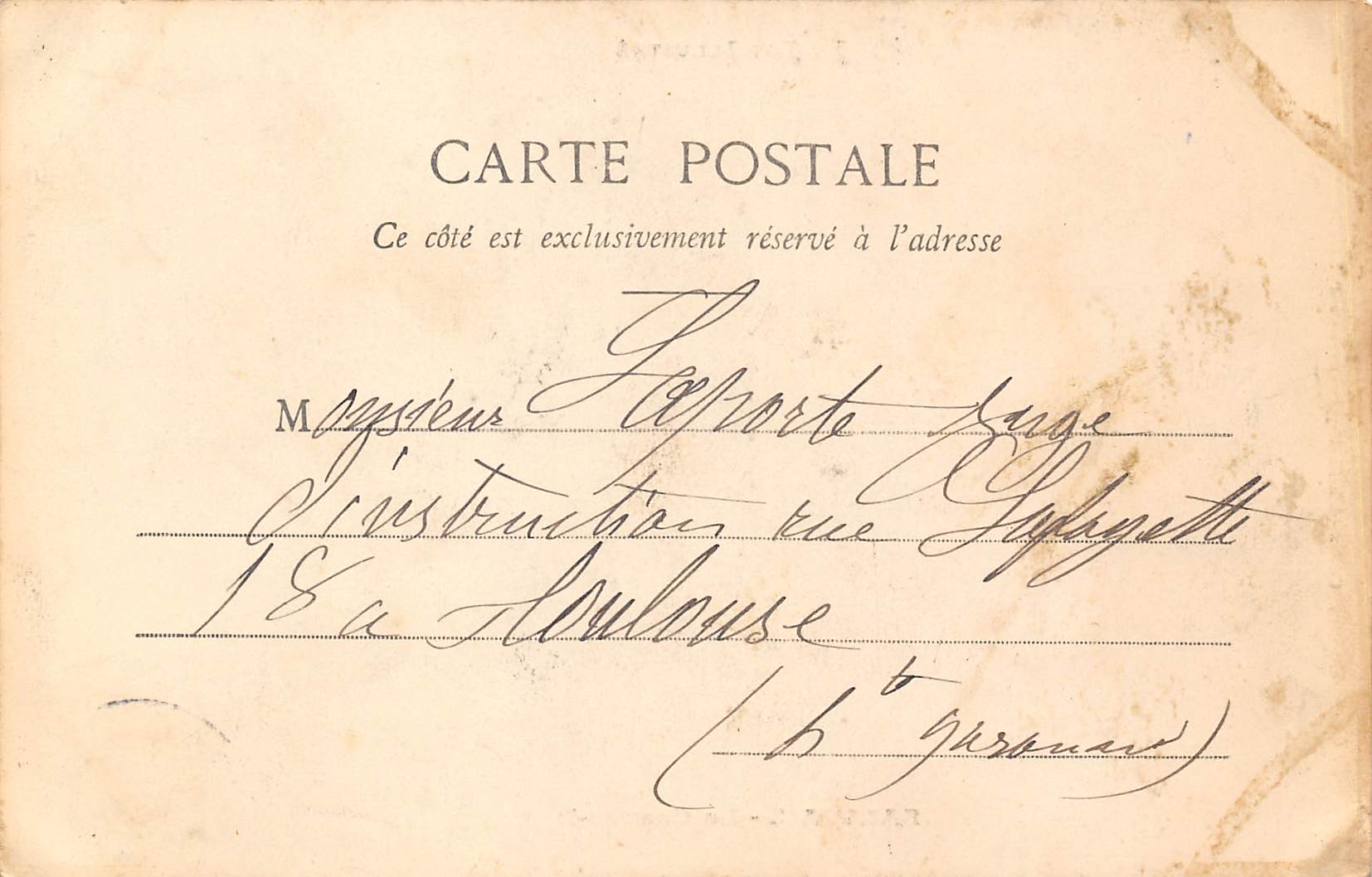 Carte postale ancienne - Salviac, la grand rue