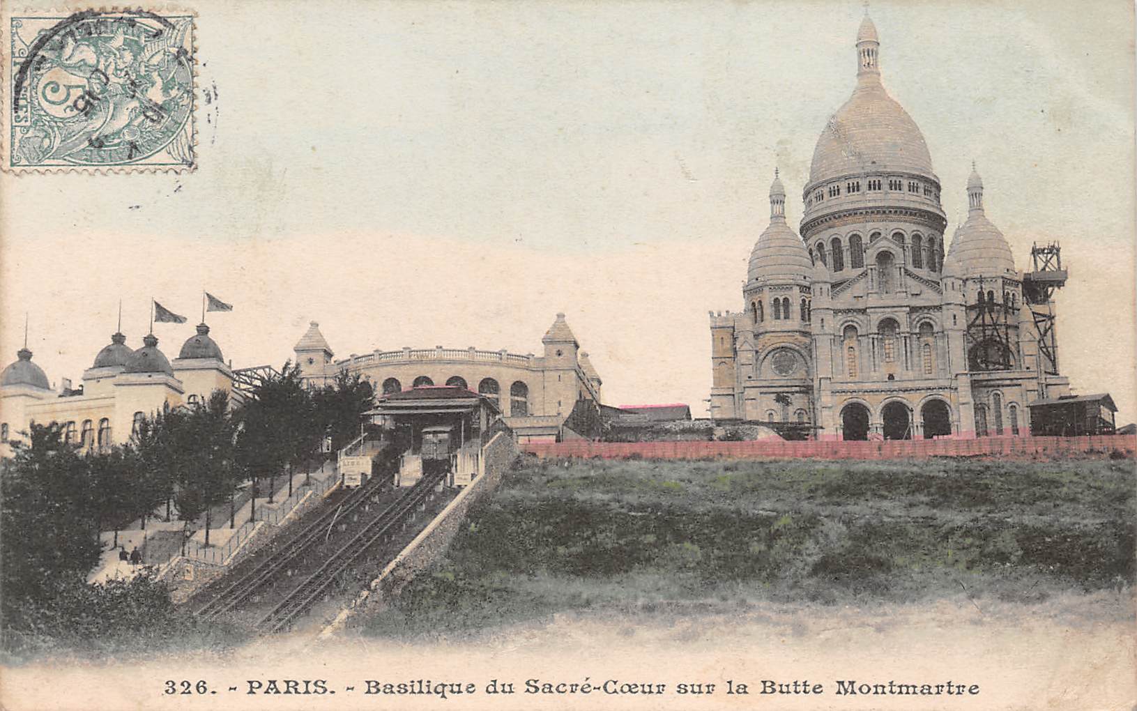 Carte postale ancienne - Paris, Basilique du Sacré-cœur 
