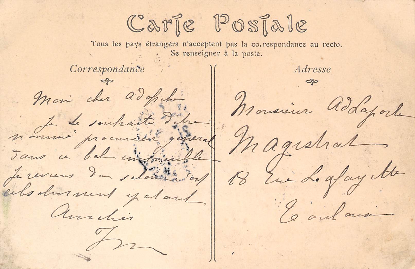 Carte postale ancienne - Paris, le pont au change et le palais de justice