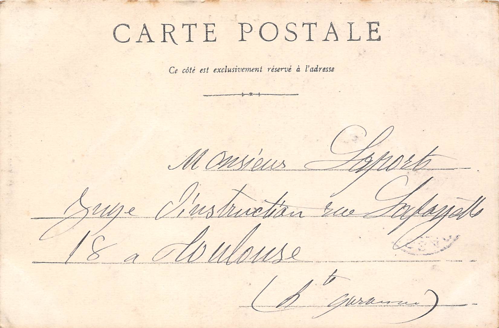 Carte postale ancienne - Cahors, porte du cloître de la cathédrale