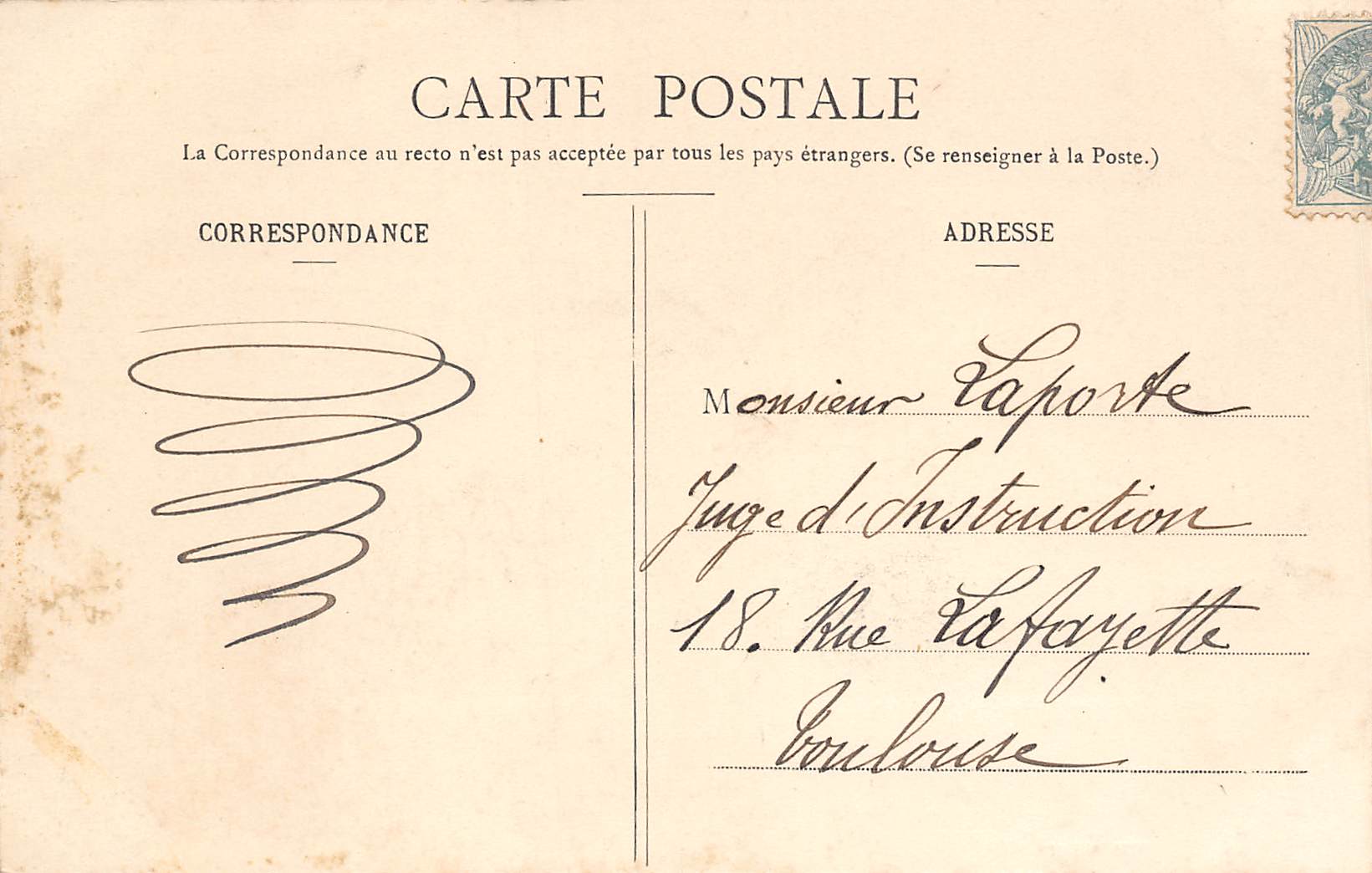 Carte postale ancienne - Brassac, ancien Château des Comtes Brassac