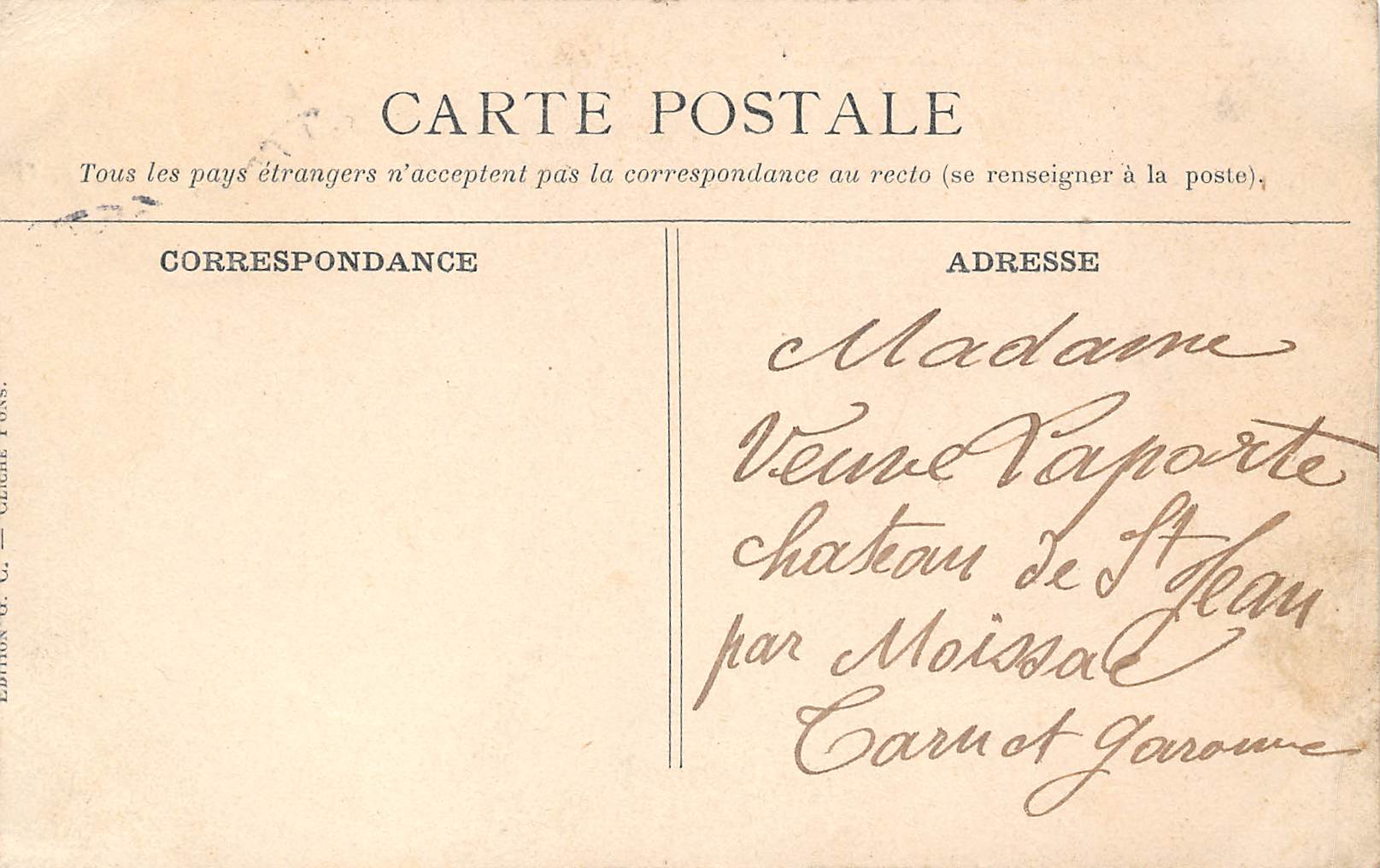 Carte postale ancienne - Cette, défense de la Rade, le môle, le brise-lame