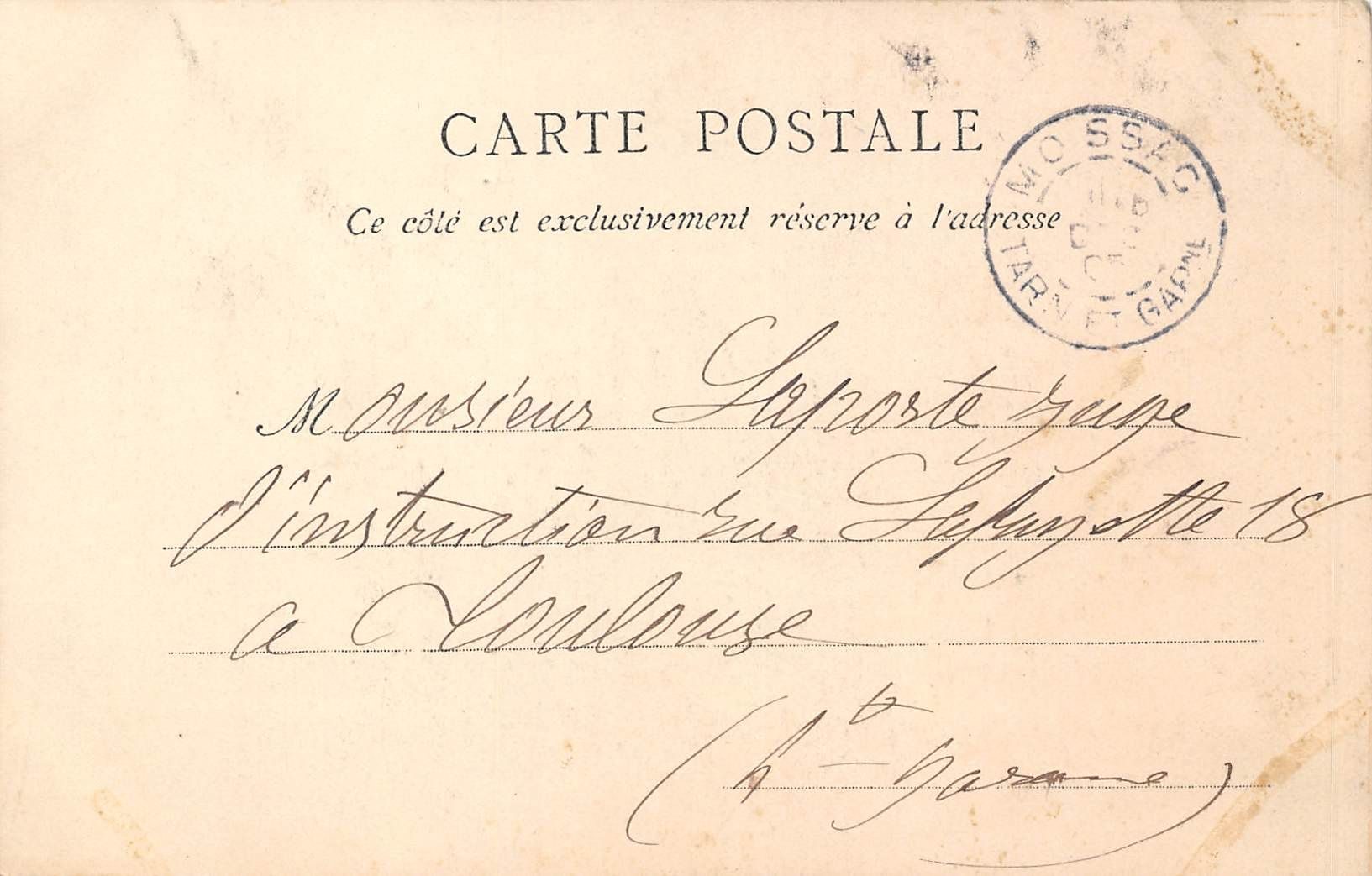 Carte postale ancienne - Les types du Tarn, le péché de la voisine
