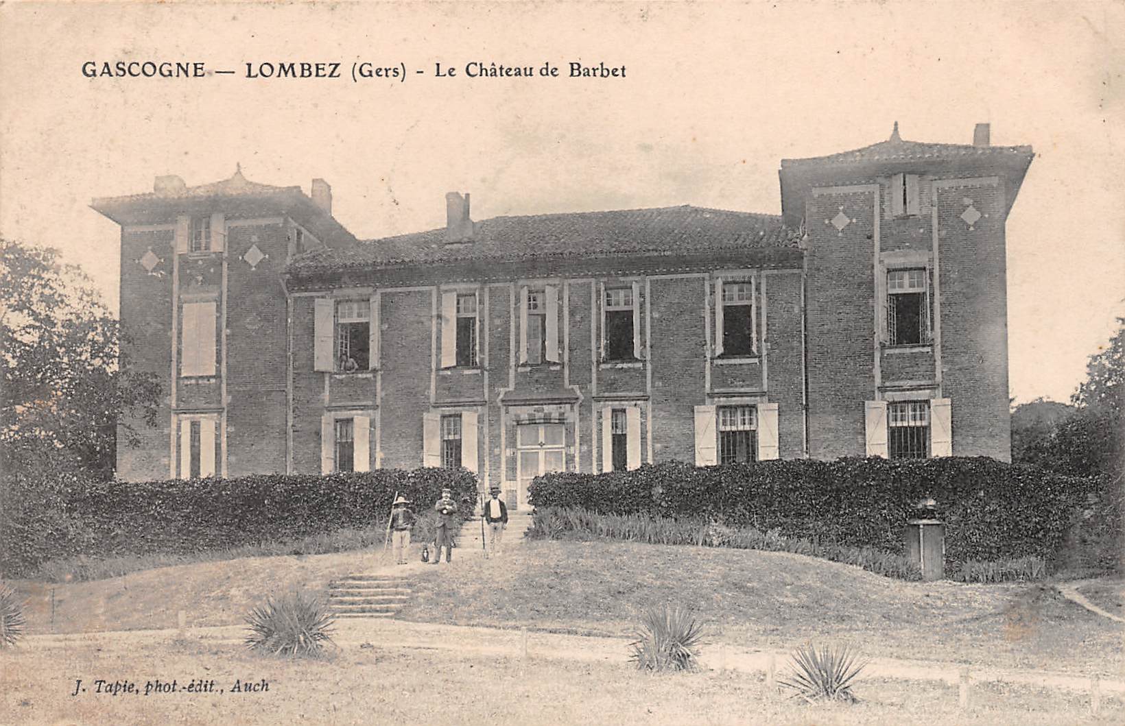 Carte postale ancienne - Lombez, le château de Barbet 