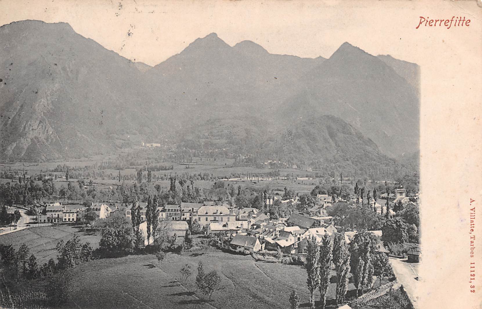 Carte postale ancienne - Pierrefitte-Nestalas (65) vue générale