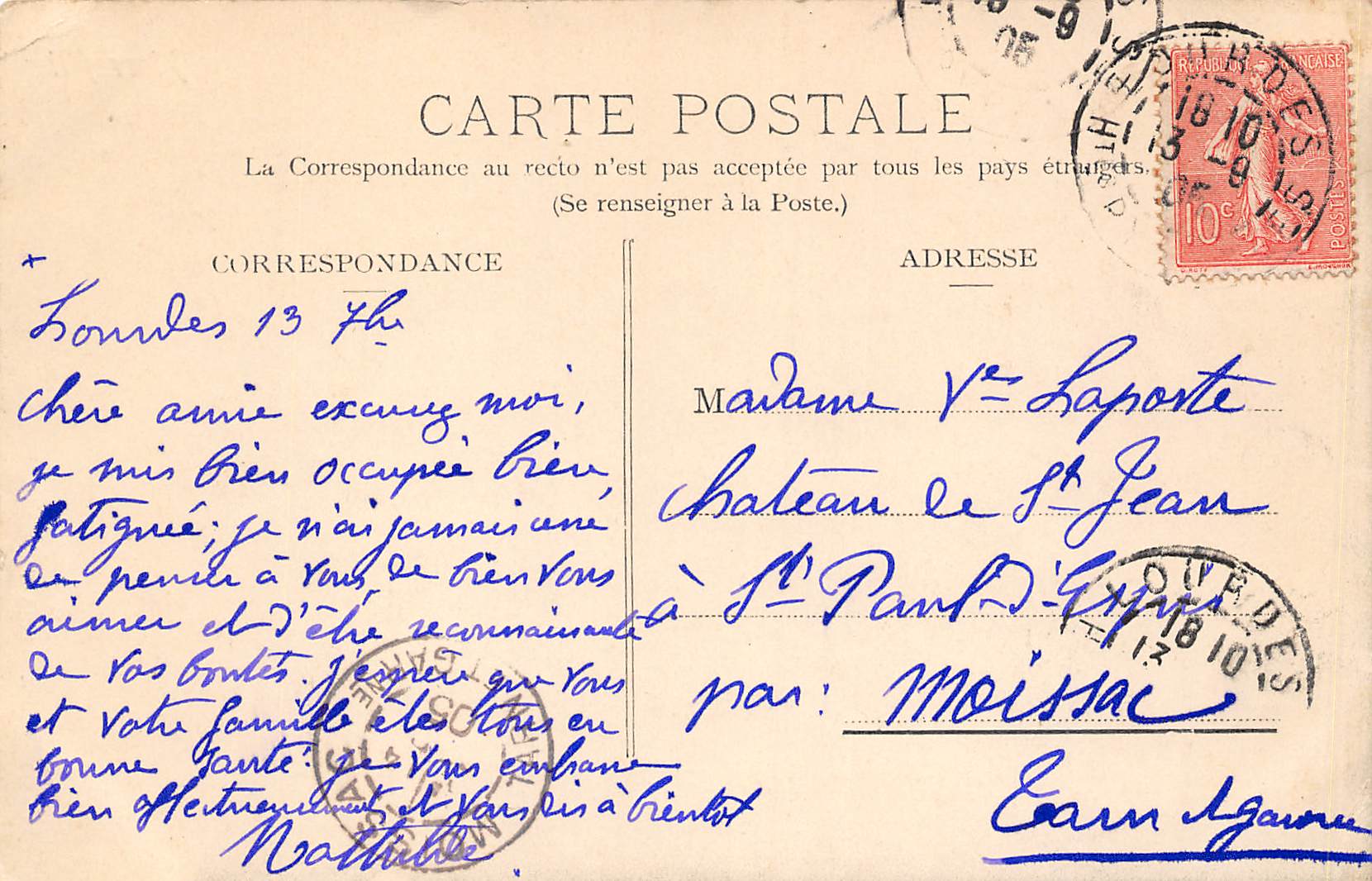 Carte postale ancienne - Pierrefitte-Nestalas (65) vue générale