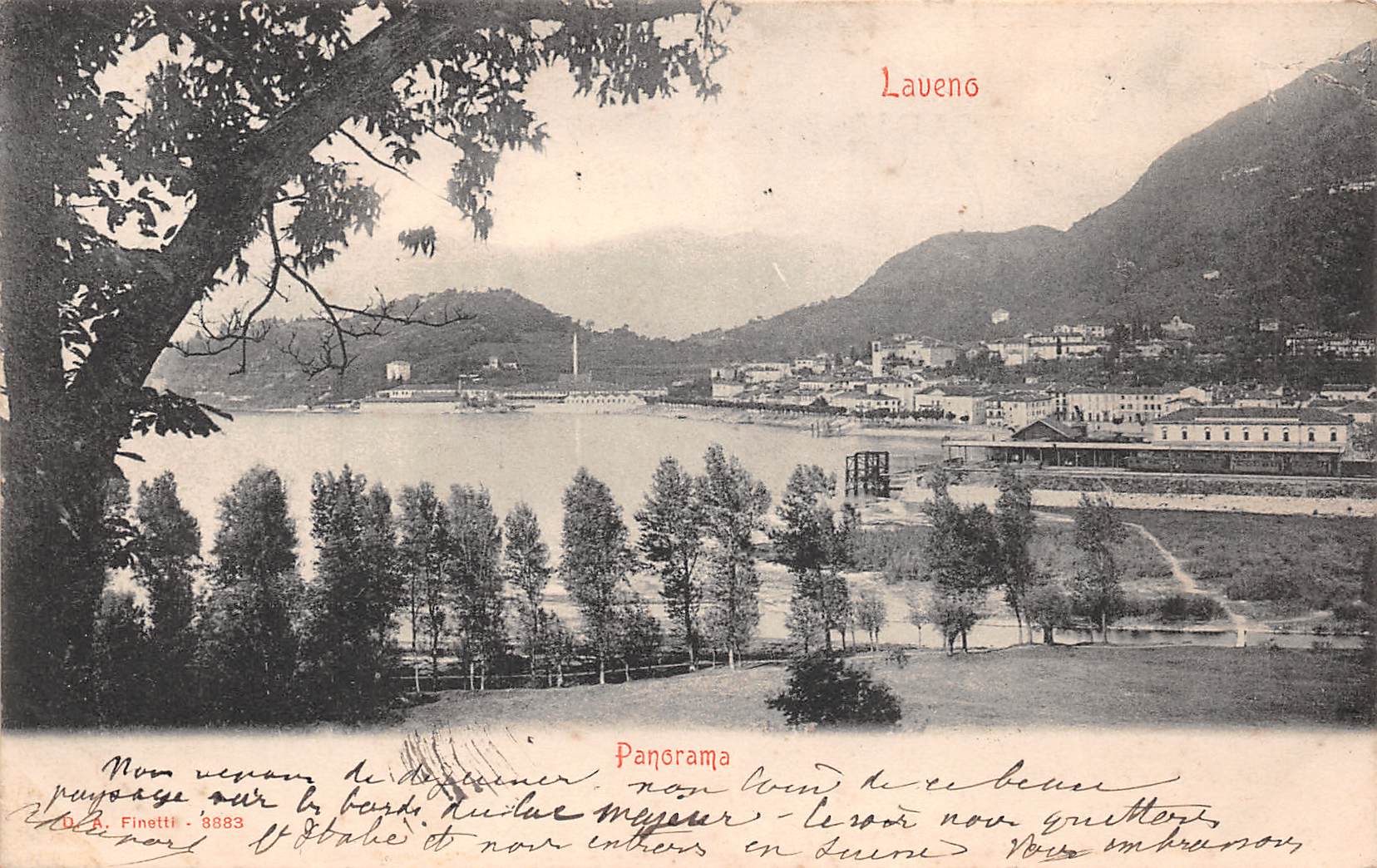 Carte postale ancienne - Italie, Laveno-Mombello
