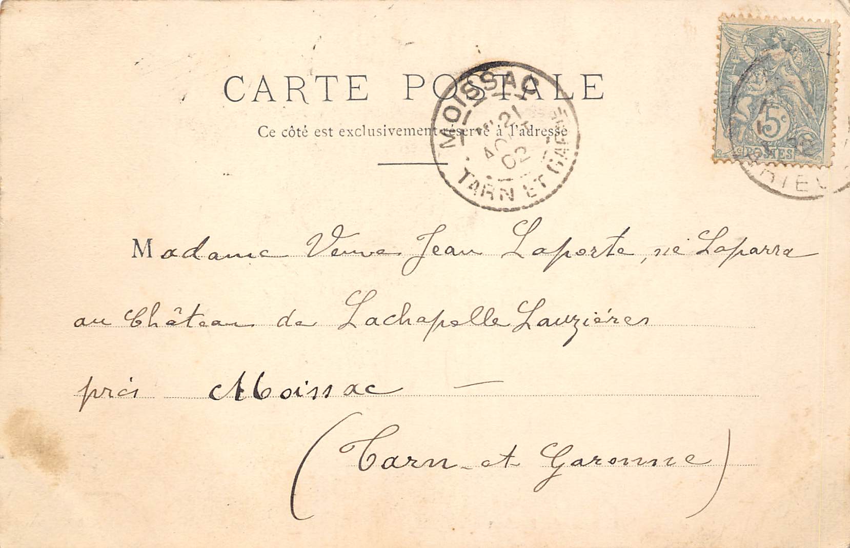 Carte postale ancienne - Aulus, la cascade de Neufont