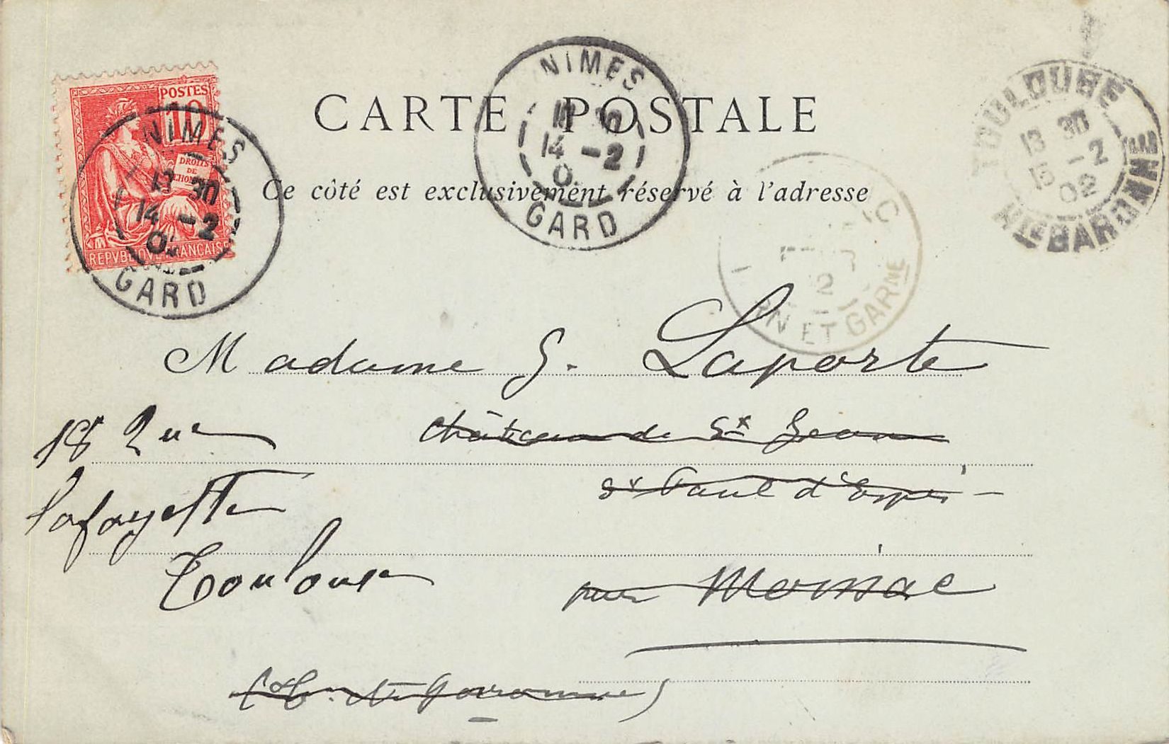 Carte postale ancienne - Nîmes, galerie du 1er étage des arènes