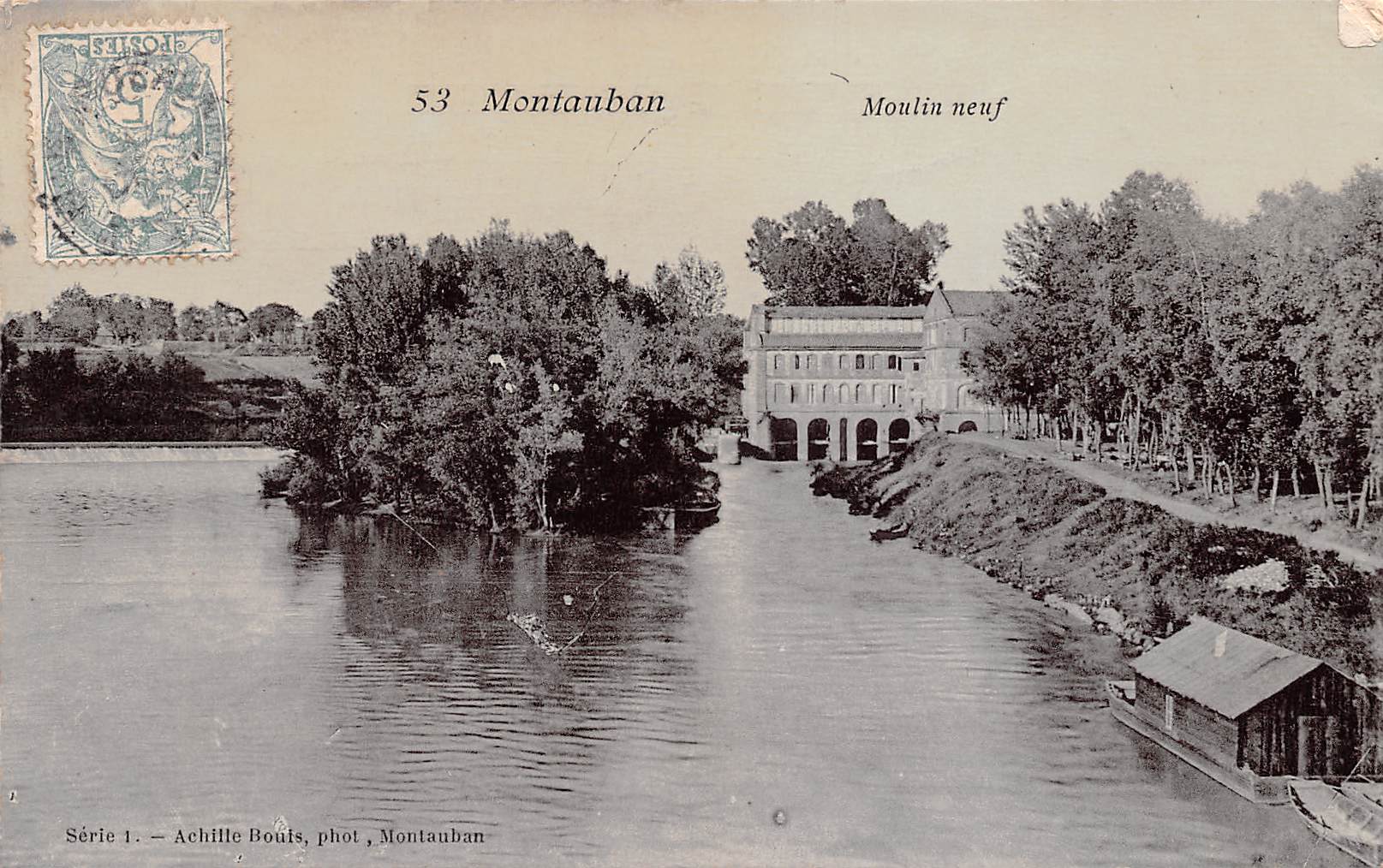 Carte postale ancienne - Montauban, le moulin neuf