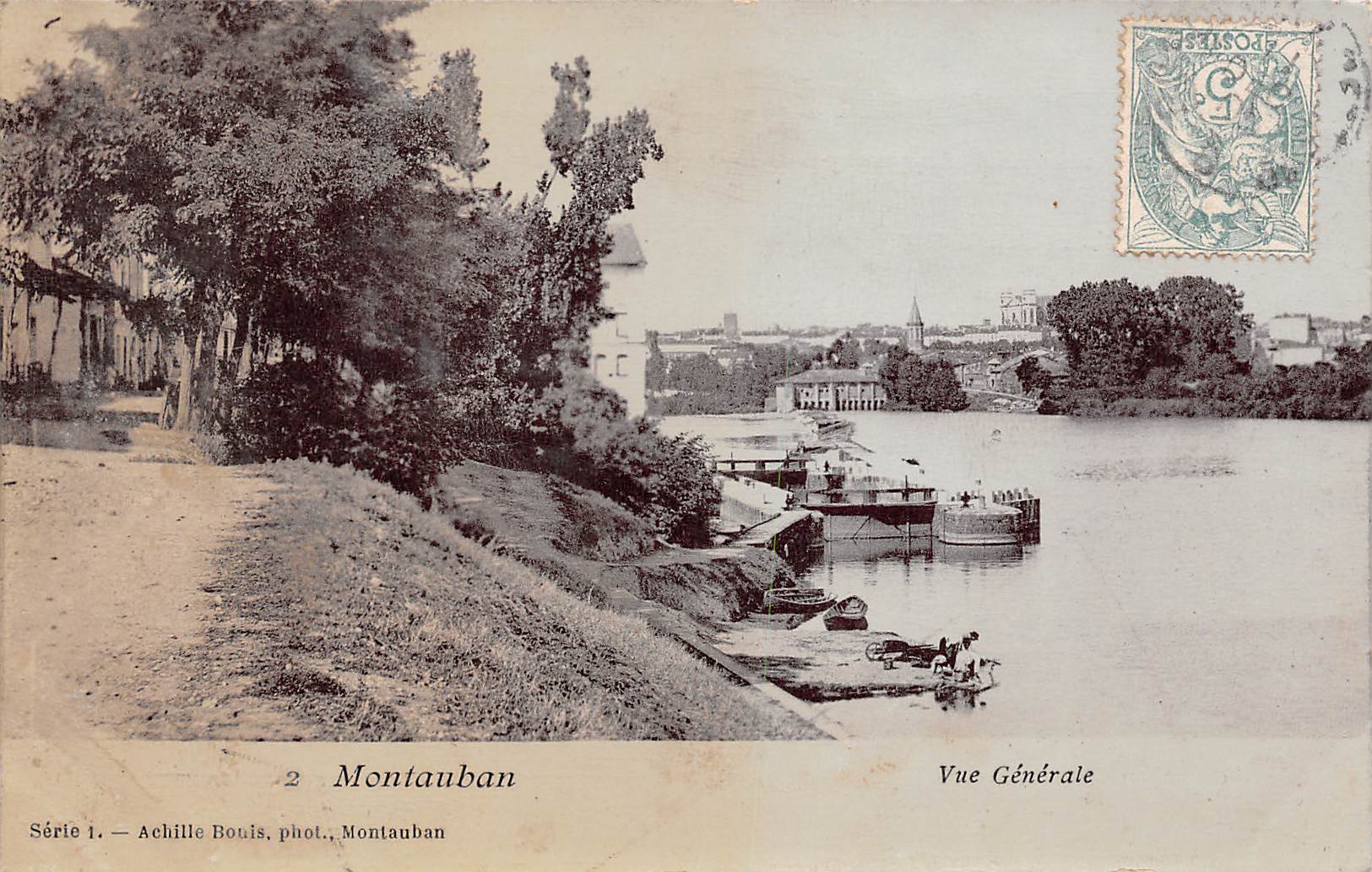 Carte postale ancienne - Montauban, la vue générale