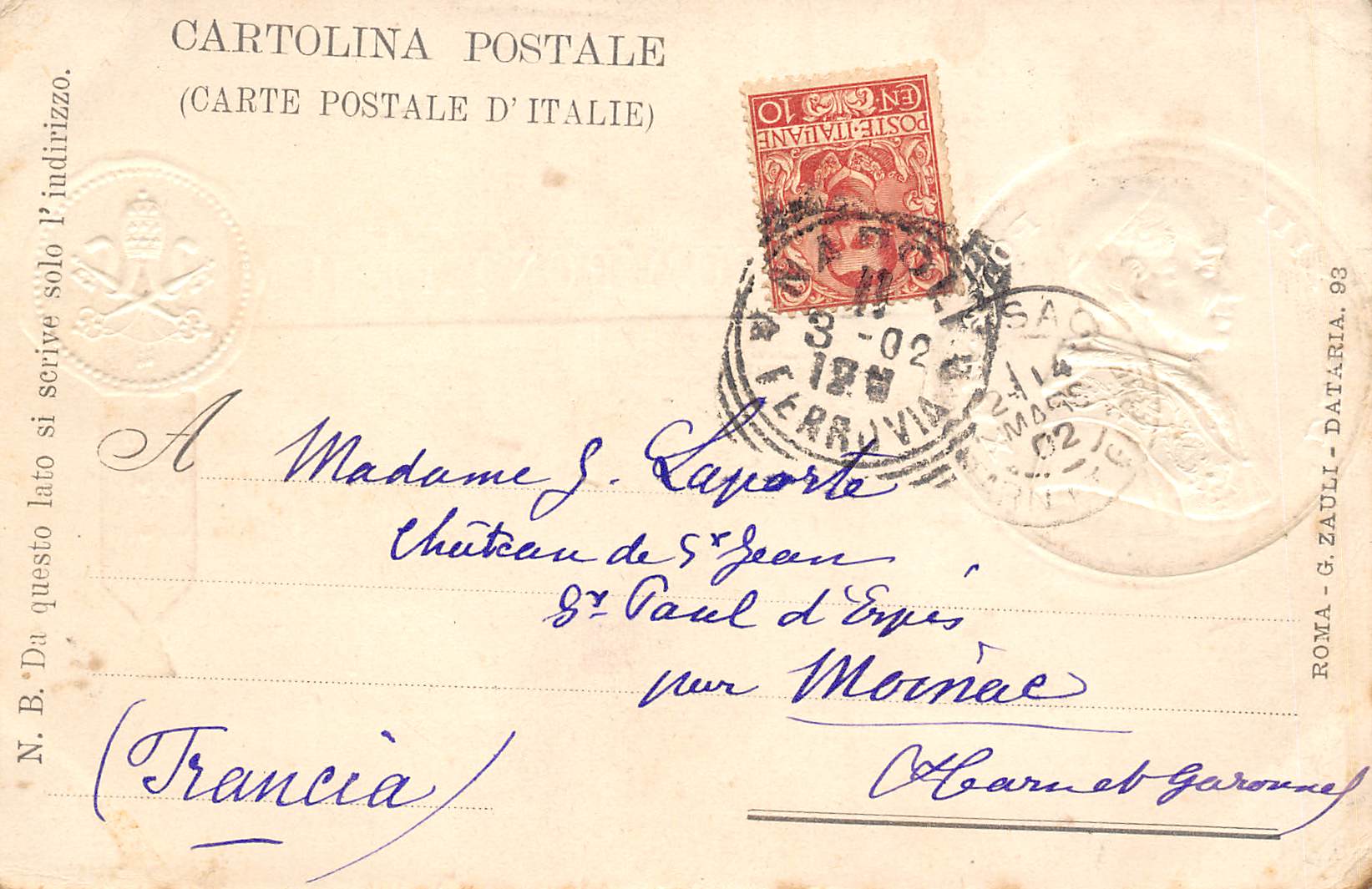 Carte postale ancienne - Italie (vatican) Jubileum pontificum 
