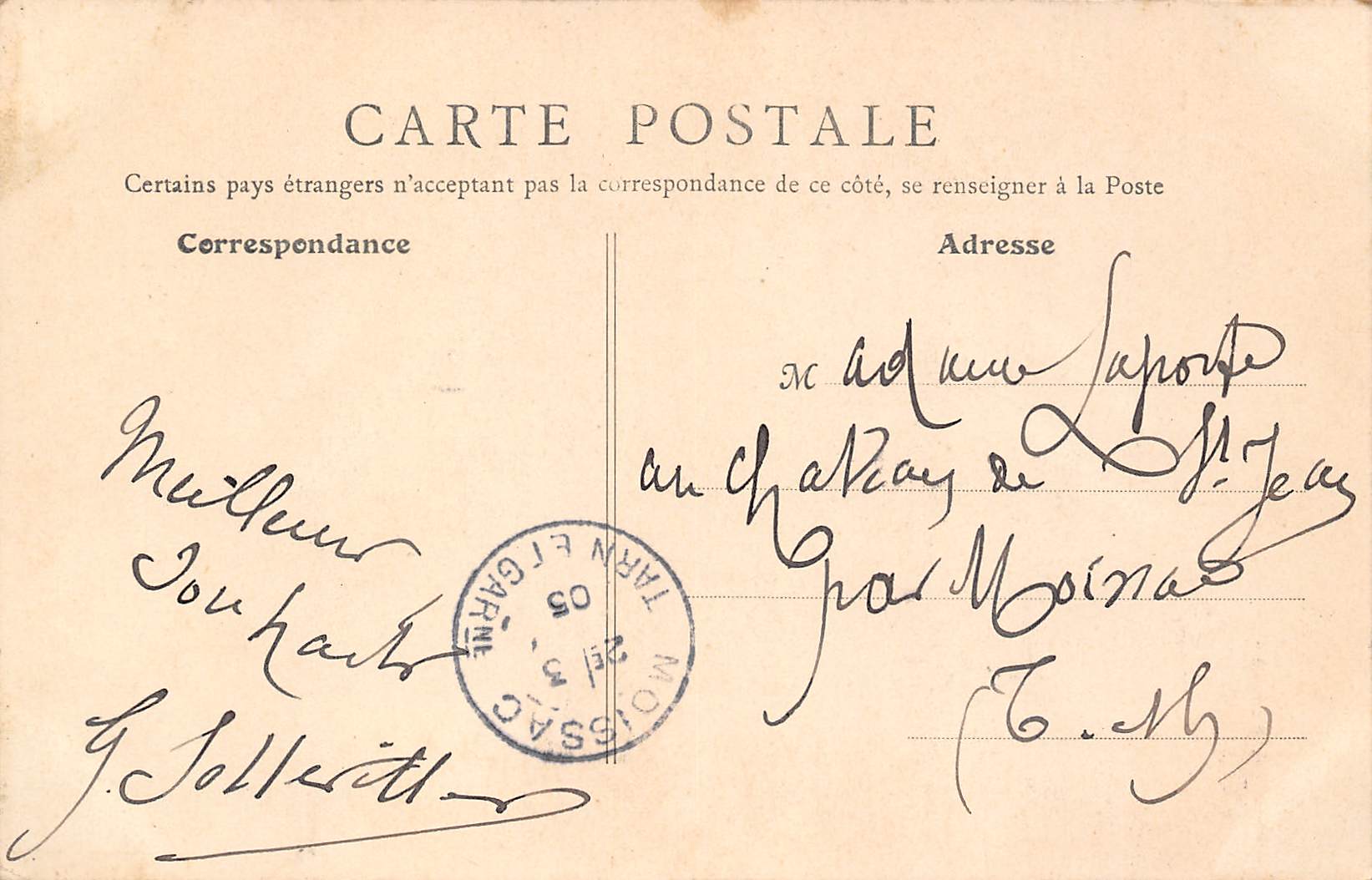 Carte postale ancienne - Bordeaux, l'église Notre Dame