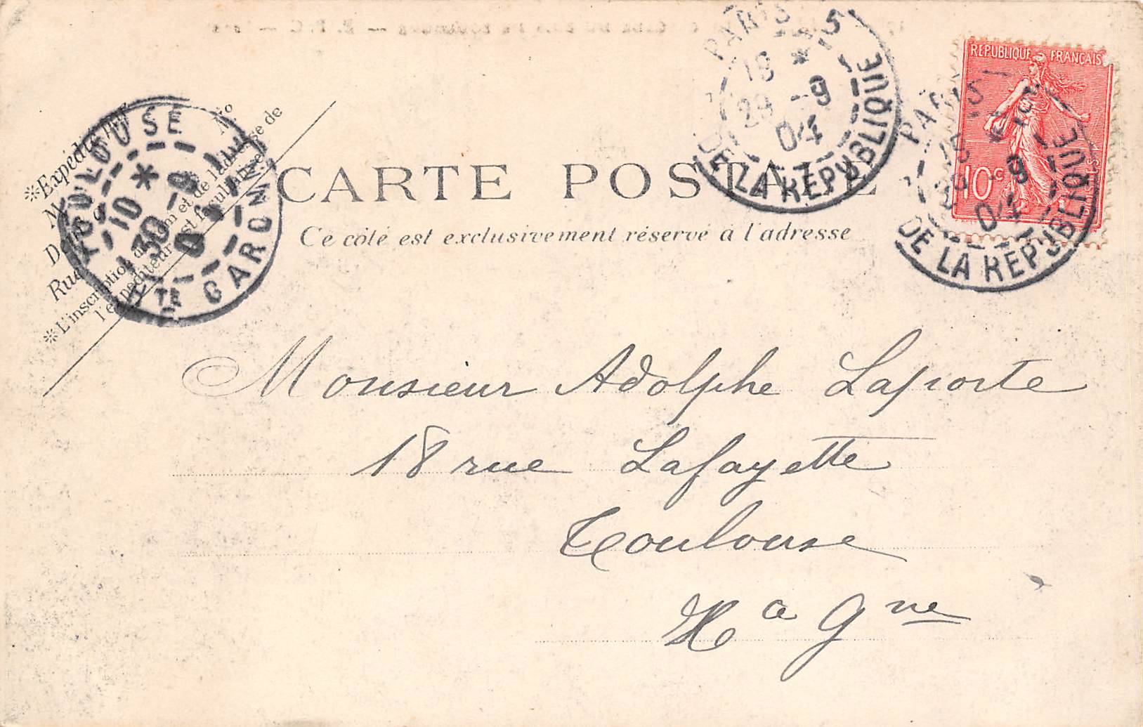 Carte postale ancienne - Paris, la cascade du Bois de Boulogne