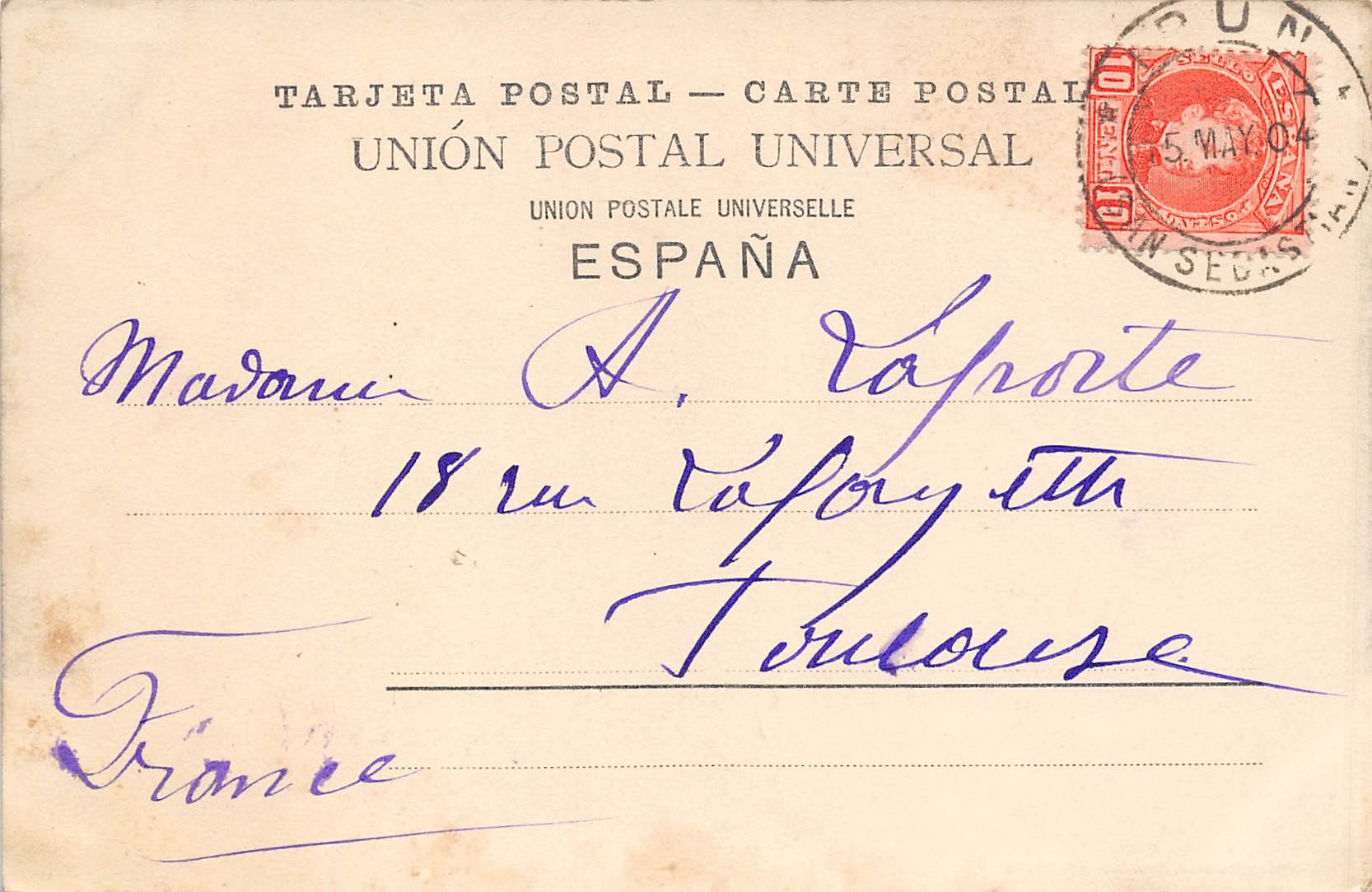 Carte postale ancienne - Espagne, Fontarrabie Fuenterrabia