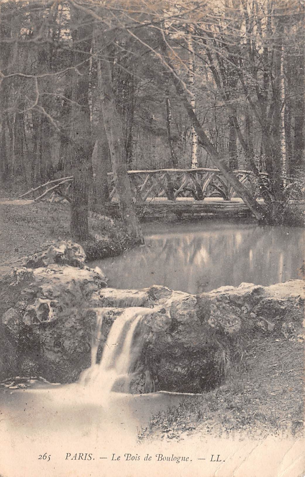 Carte postale ancienne - Paris, le bois de Boulogne