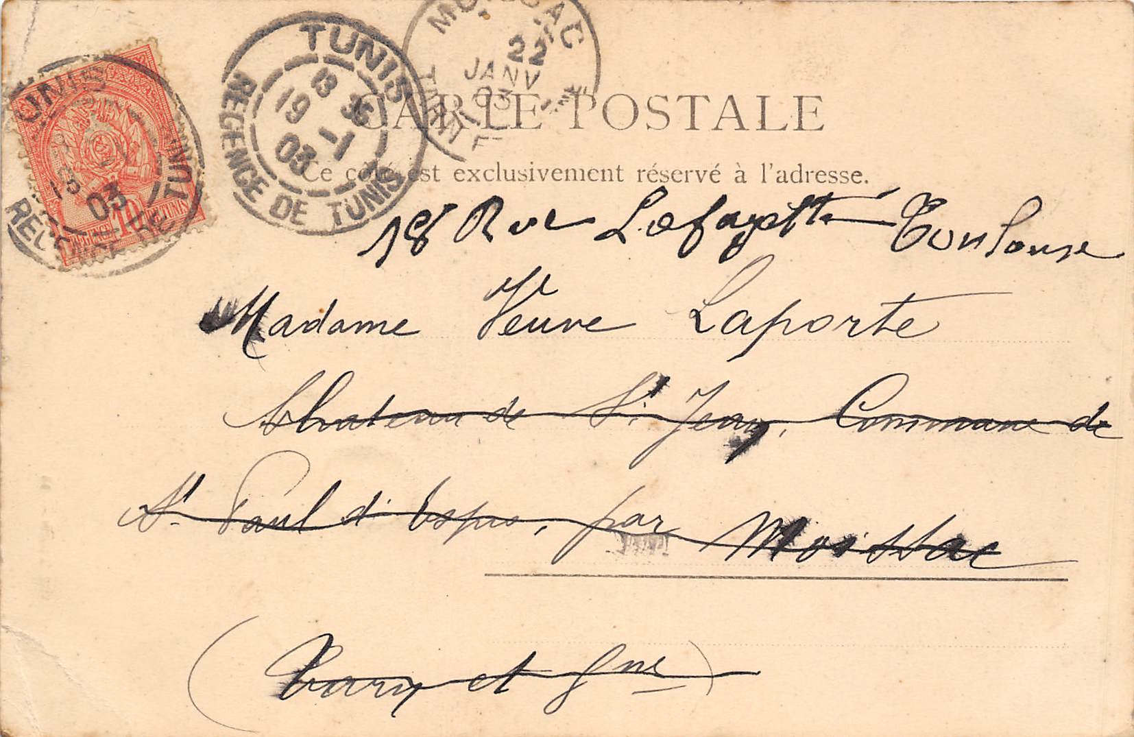 Carte postale ancienne - Tunisie, les mauresques