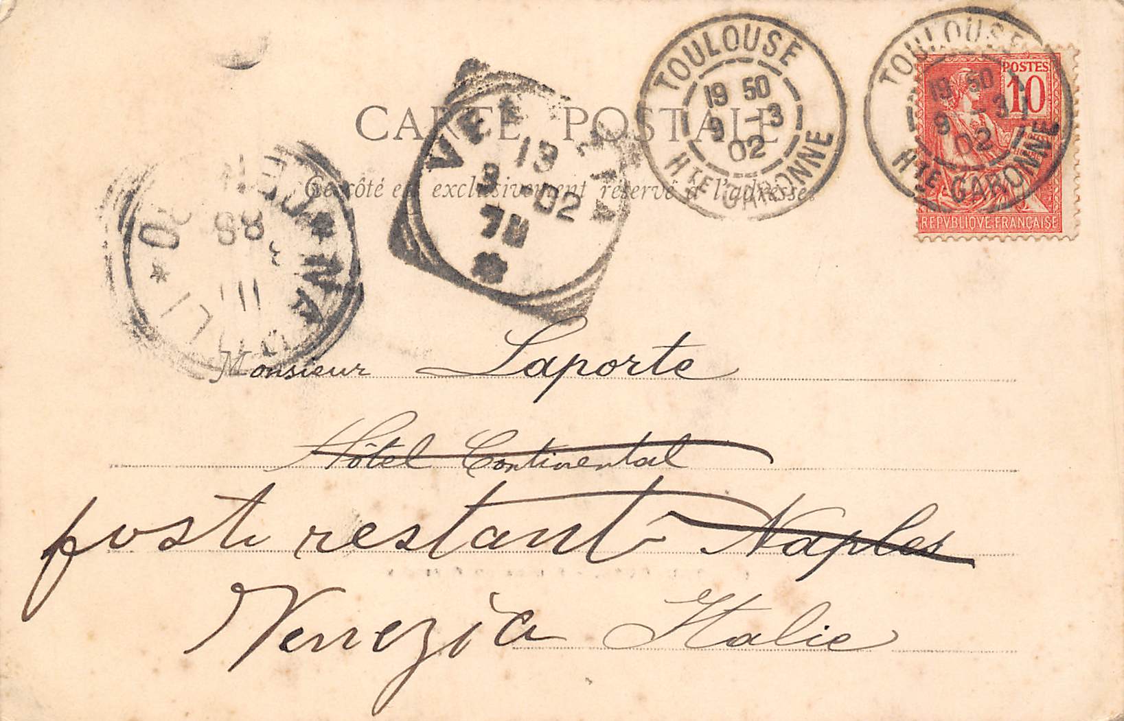 Carte postale ancienne - Toulouse, façade du capitole