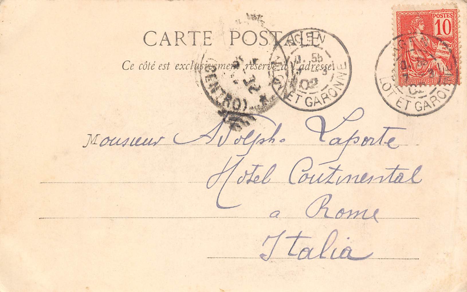 Carte postale ancienne - Gavaudun, vue générale (Lot et Garonne)