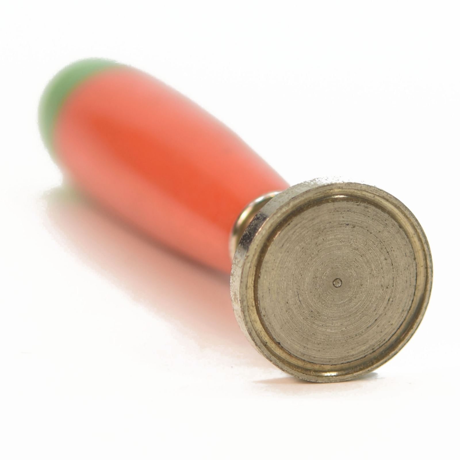 Boite de sceau à cacheter collection 4 pièces laque vert & corail années 50