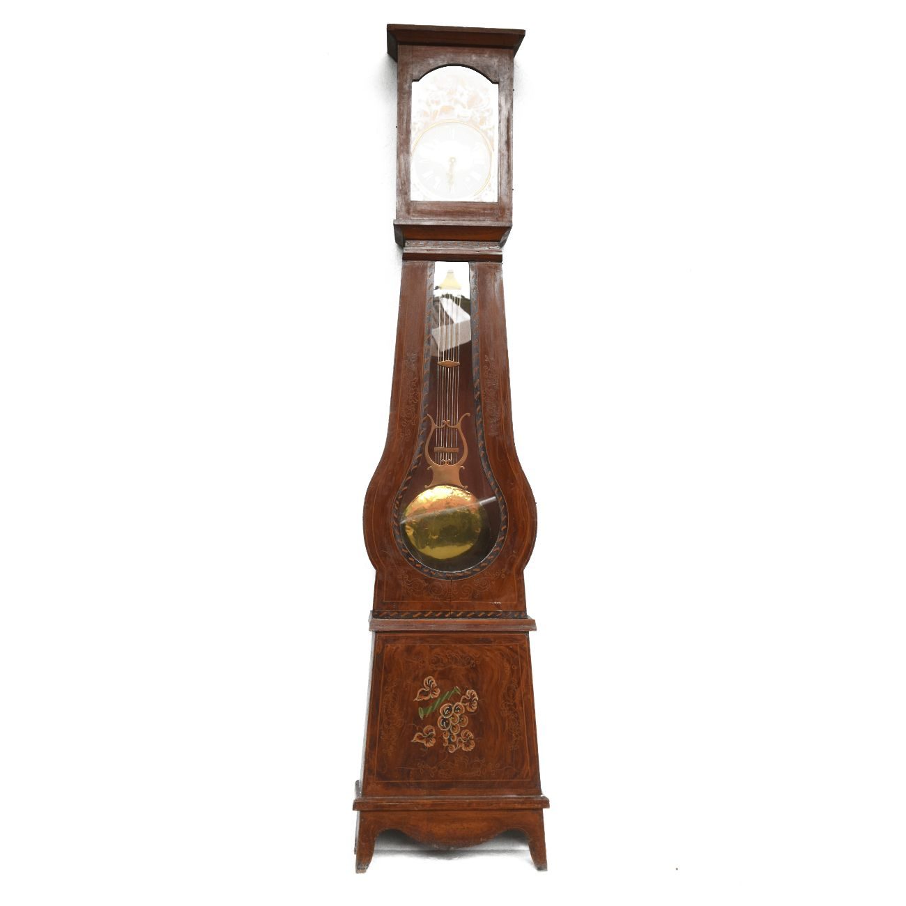Pendule comtoise peinte époque XIXème