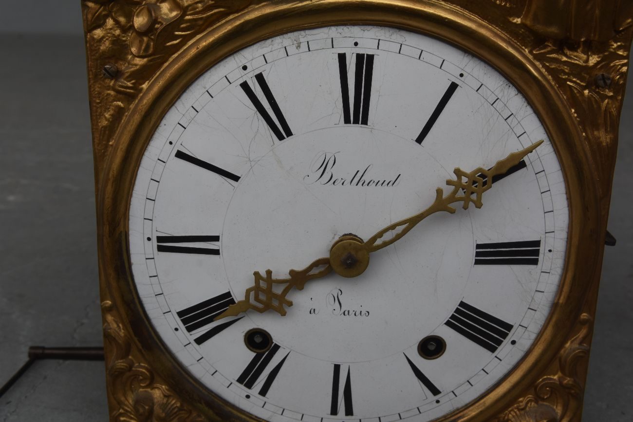 Pendule comtoise peinte époque XIXème