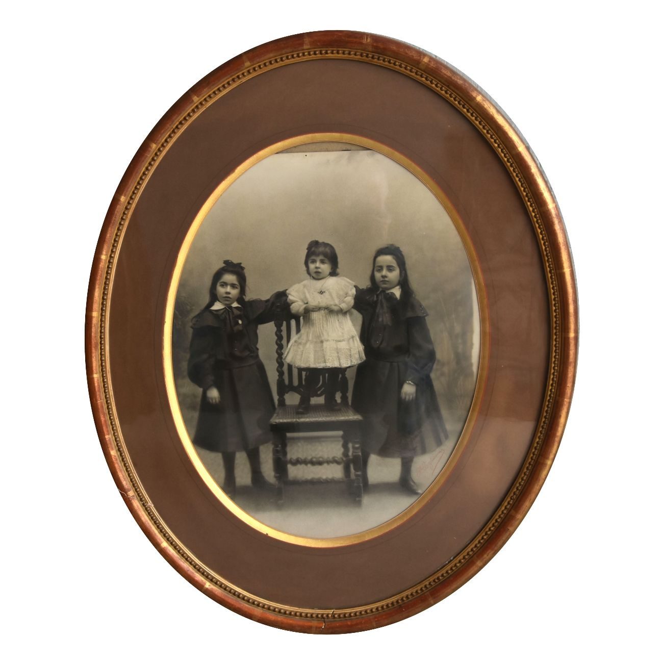 Photo Portrait d'enfants époque fin XIXème