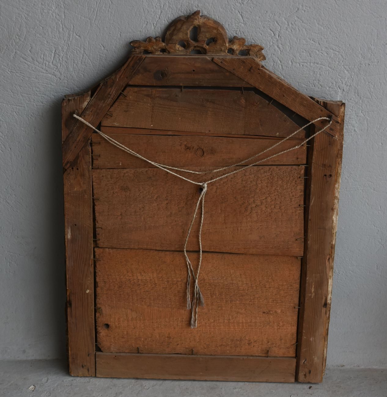 Miroir style Louis XIV bois sculpté doré époque XVIIIème