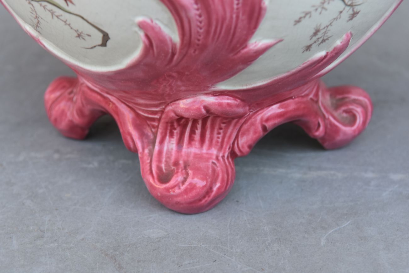 Cache pot Art Nouveau céramique numéroté 538