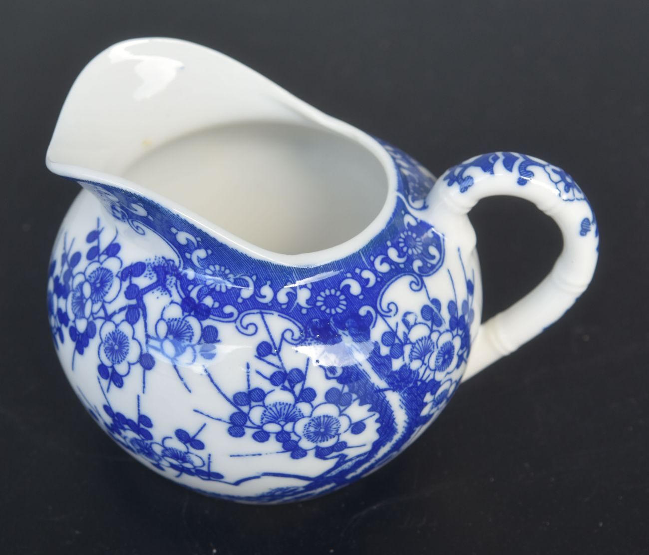 Service à thé en porcelaine Japonaise blanc bleu