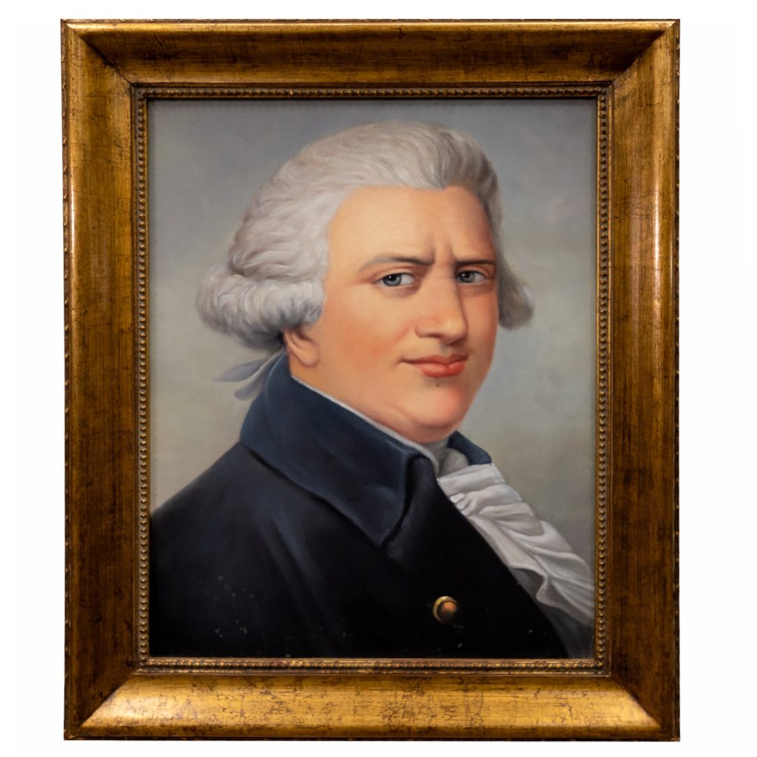 Portrait de Pascal Paoli huile sur toile XXème