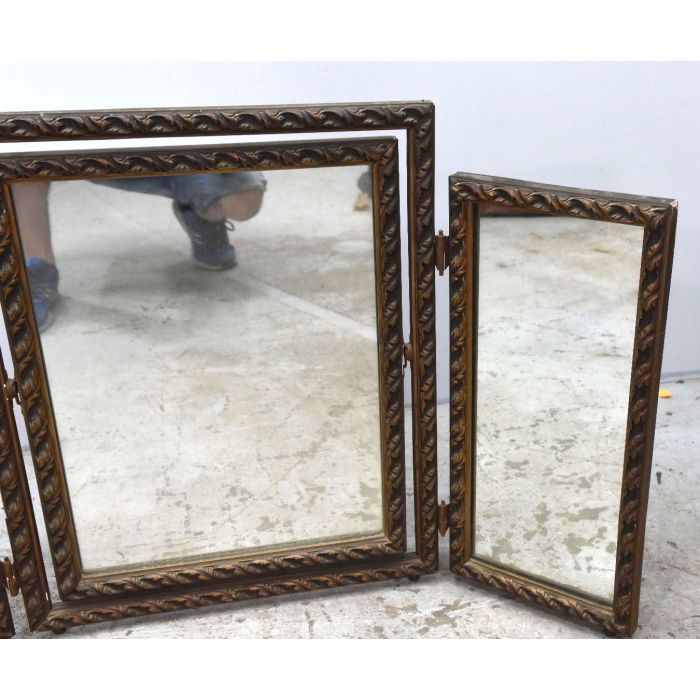 MARSEILLEANTIQUITES - Miroir de magicien de table en bois doré vers 1900 Le  site du Village des antiquaires de FIFITURIN