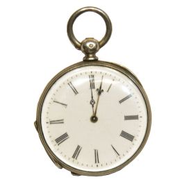MONTRE GOUSSET EN ARGENT massif à CLÉ à restaurer EUR 50,00 - FR