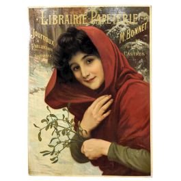 La jeune fermière Grande chromolithographie 1900 Publicit