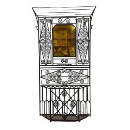 Porte manteaux et parapluies en fer forgé 1930